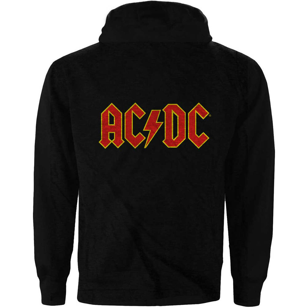 AC/DC - Logo Zip hoodie - Black